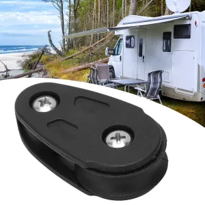 Kayak Pulley Kit, Heavy Duty Kayak Slide Rail Anchor Trolley Kit with Nylon Pulley Blocks, 2 PCS for Kayak Canoe Boat Yacht Marine