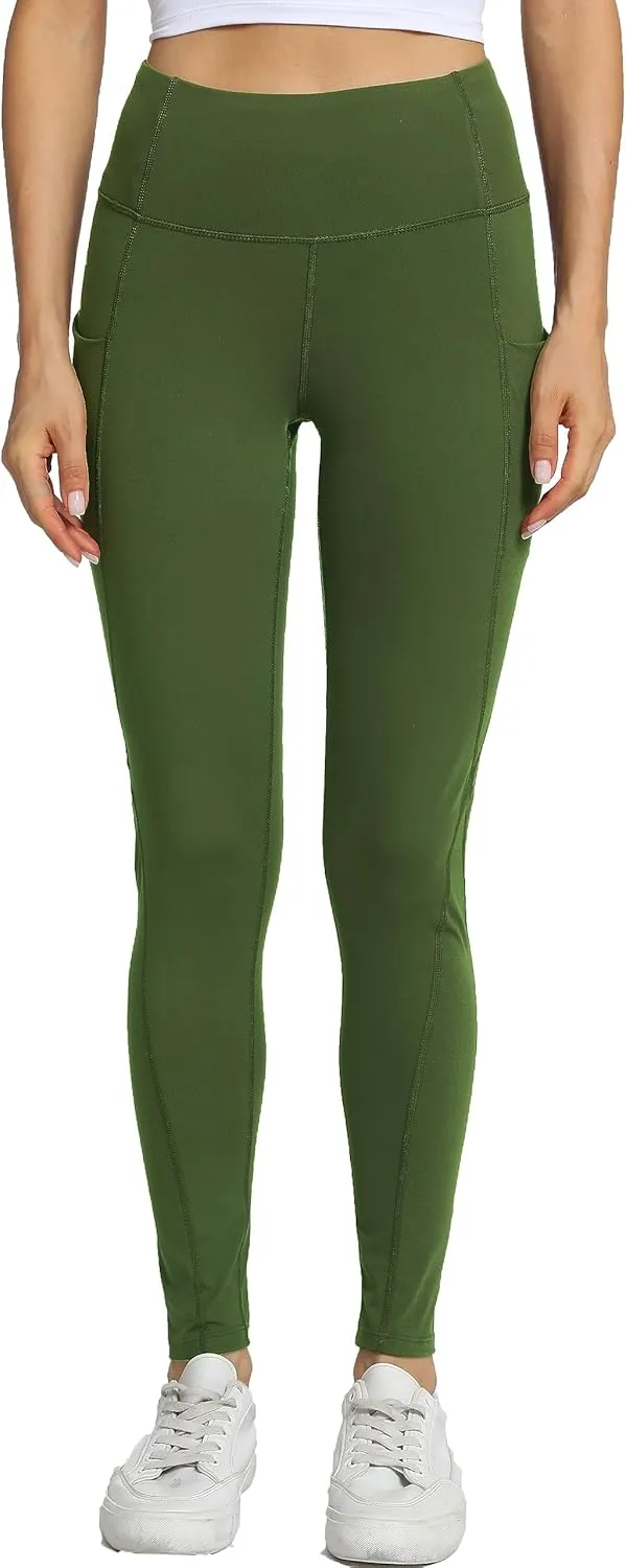 Kcutteyg Yoga Pants for Women with Pockets High Waisted Leggings Workout Sports Running Athletic Pants