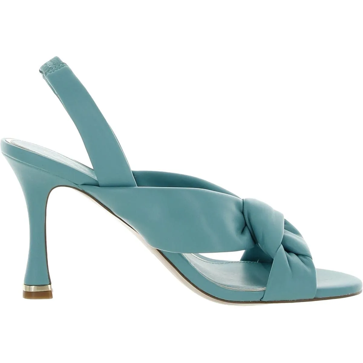 Kenneth Cole Women's Women's Blanche 85 Knot Slingback Heeled Sandal, Porcelain Blue, 7
