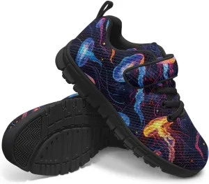 Kids Lightweight Strap Athletic Tennis Shoes Animal Sneakers Breathable Sports Running Walking Shoes for Boys Girls US 11-15