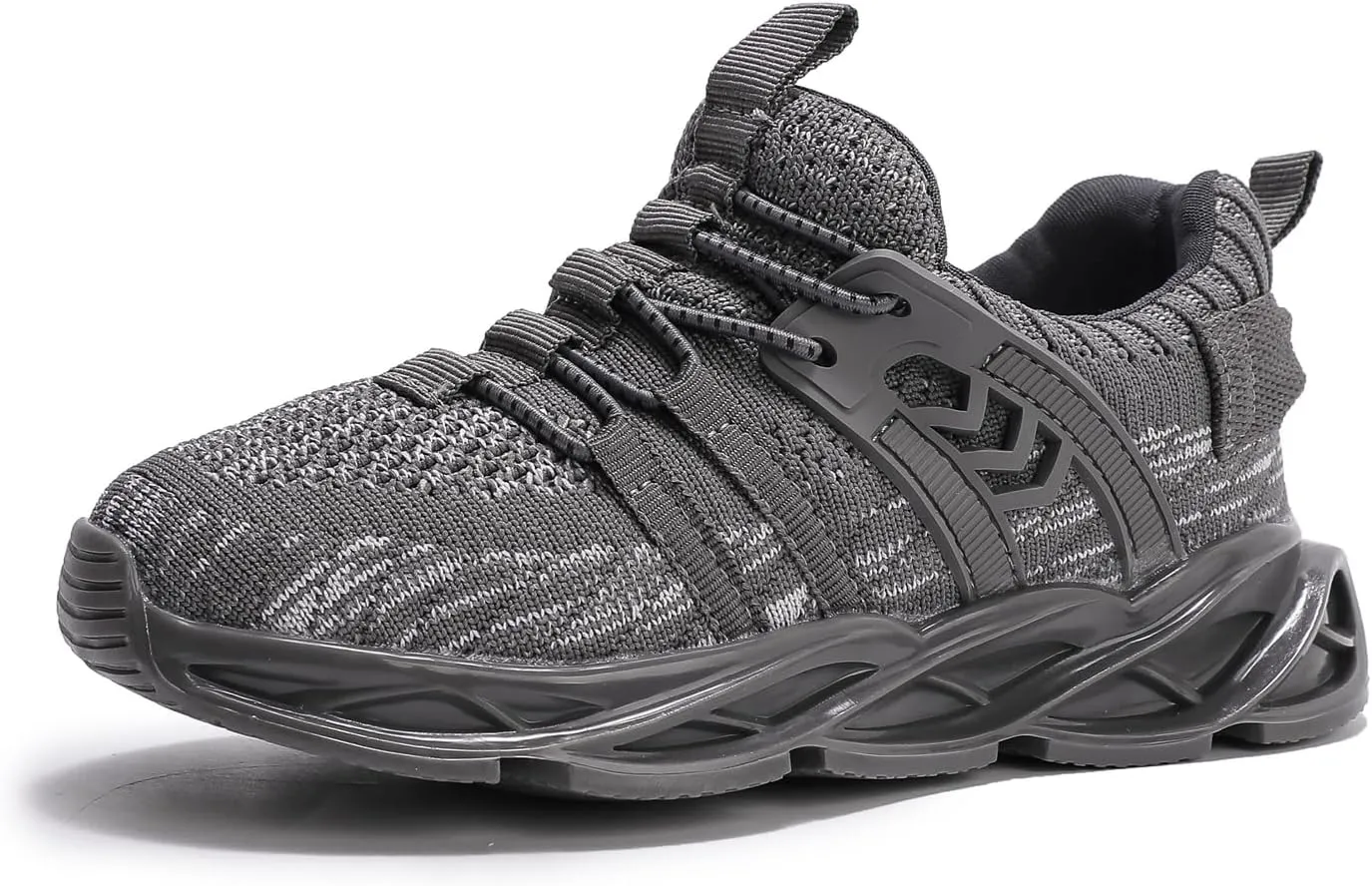 kkdom Kids Sneakers for Boys Girls Fashion Primary School Students Sports Shoes Gym Tennis Shoes Lightweight Breathable Running Shoes