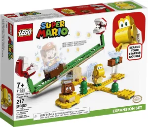 LEGO Super Mario Piranha Plant Power Slide Expansion Set 71365; Building Kit for Kids to Combine with The Super Mario Adventures with Mario Starter Course (71360) Playset (217 Pieces)