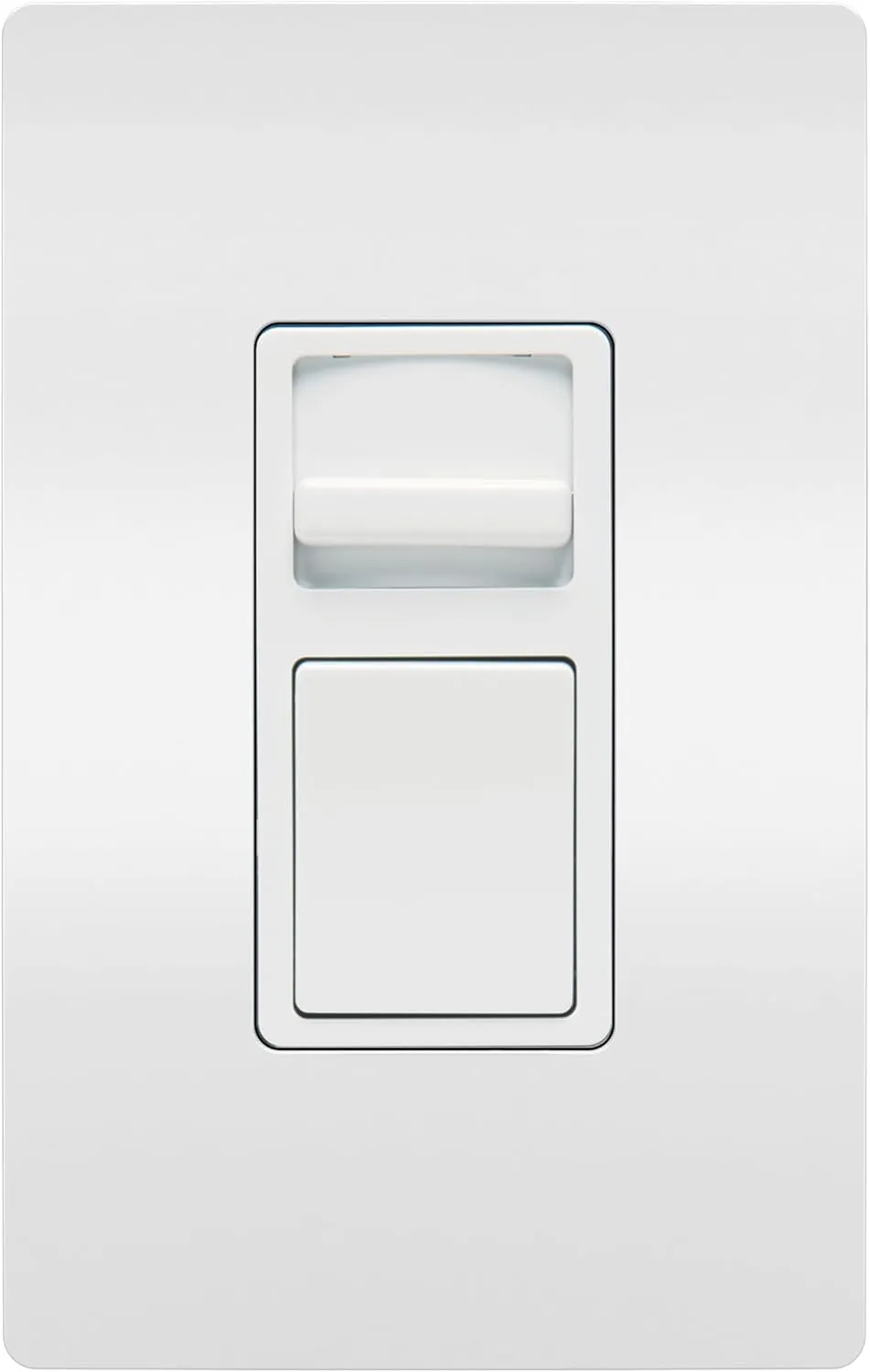 Legrand - Pass & Seymour Wide Slide Series CFL/LED/Incandescent Single Pole 3-Way Paddle Slide Dimmer, Preset, White