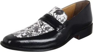LIBERTYZENO Mens Genuine Leather Adults Tassel Loafer Slip On Dress Shoes for Prom Graduation