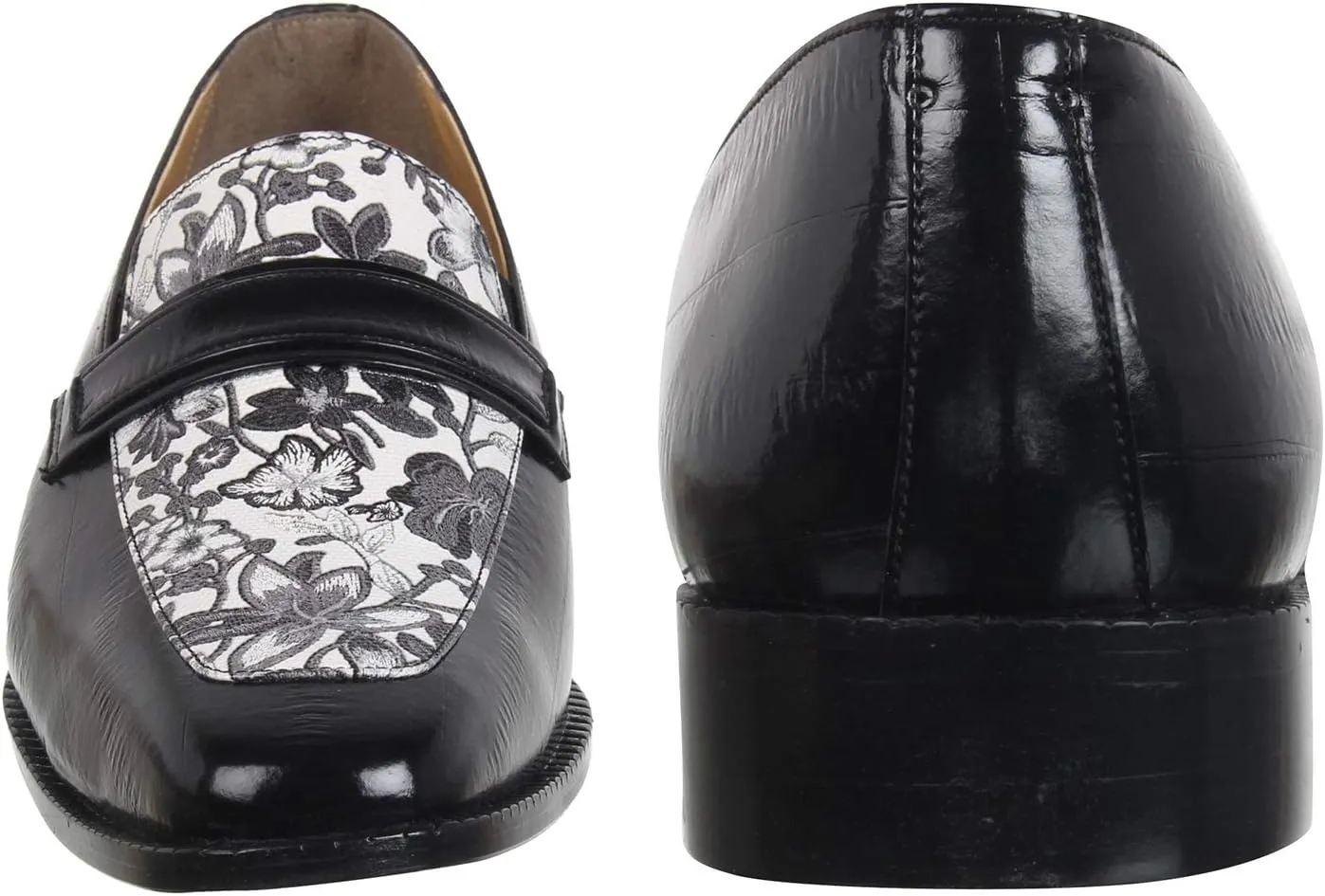 LIBERTYZENO Mens Genuine Leather Adults Tassel Loafer Slip On Dress Shoes for Prom Graduation