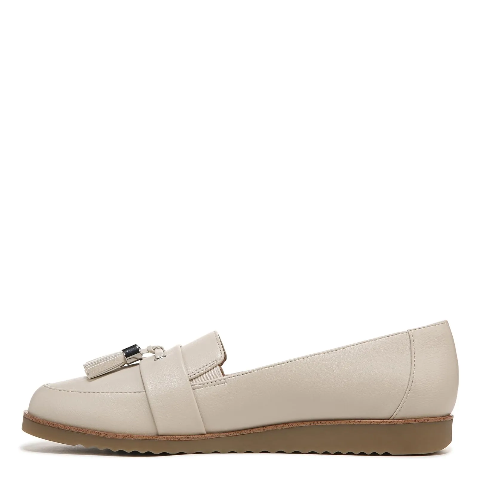 LifeStride Womens Zee Tassel Loafer Bone 10 W