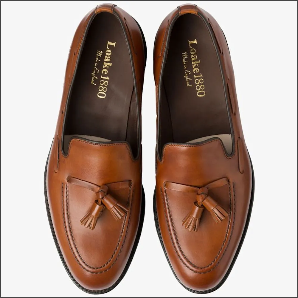 Loake Russell Mahogany Loafer Size 9 Only/