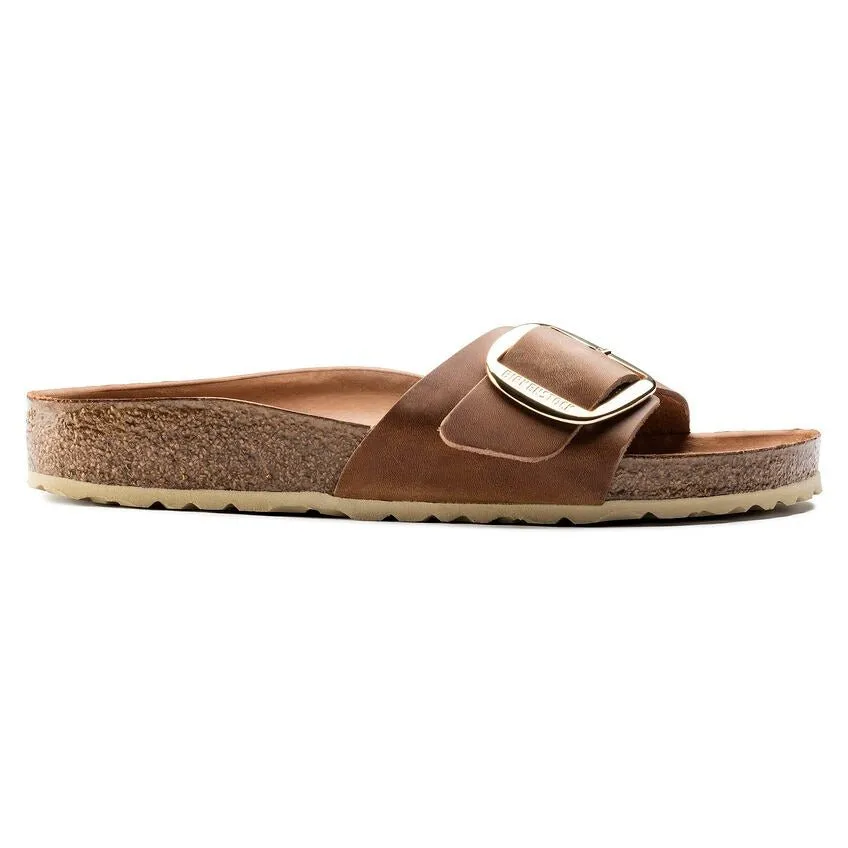 Madrid Big Buckle | Oiled Leather | Cognac