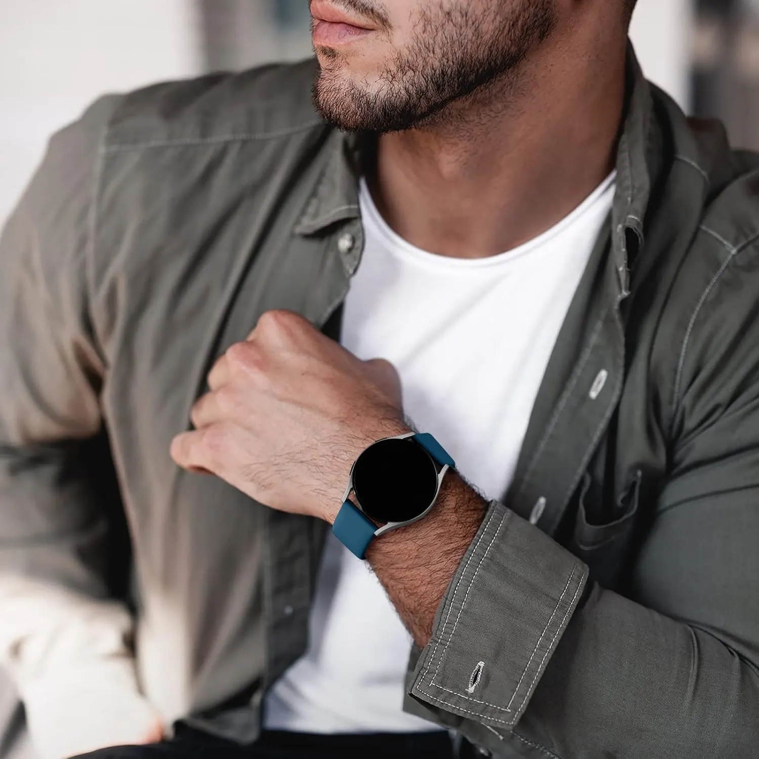 Maledan 15 Pack Bands Compatible with Samsung Galaxy Watch 7 6 5 4 Band 40mm 44mm, Galaxy Watch 5 Pro 45mm/Watch 6 4 Classic 42mm 46mm 43mm 47mm/Active 2, 20mm Soft Silicone Sport Wristband Women Men