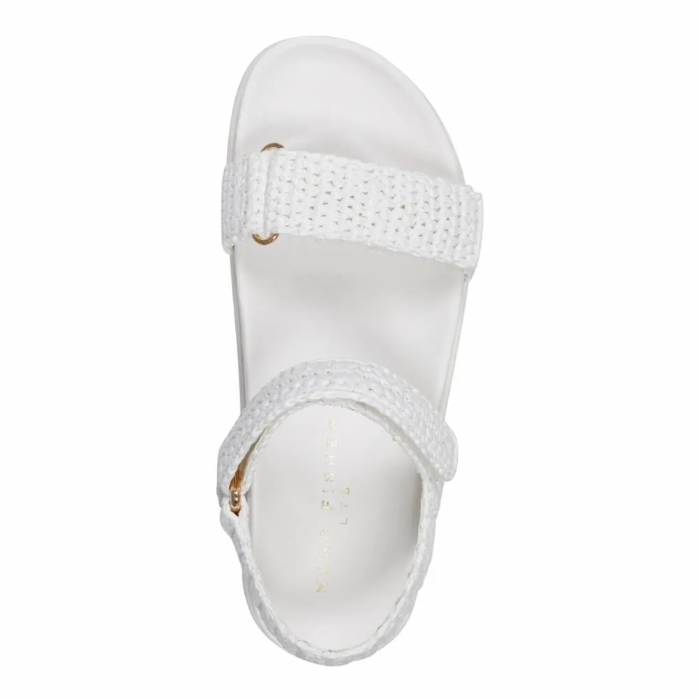 Marc Fisher LTD LENORE CREAM B555/PE WEAVED STRAP JH2