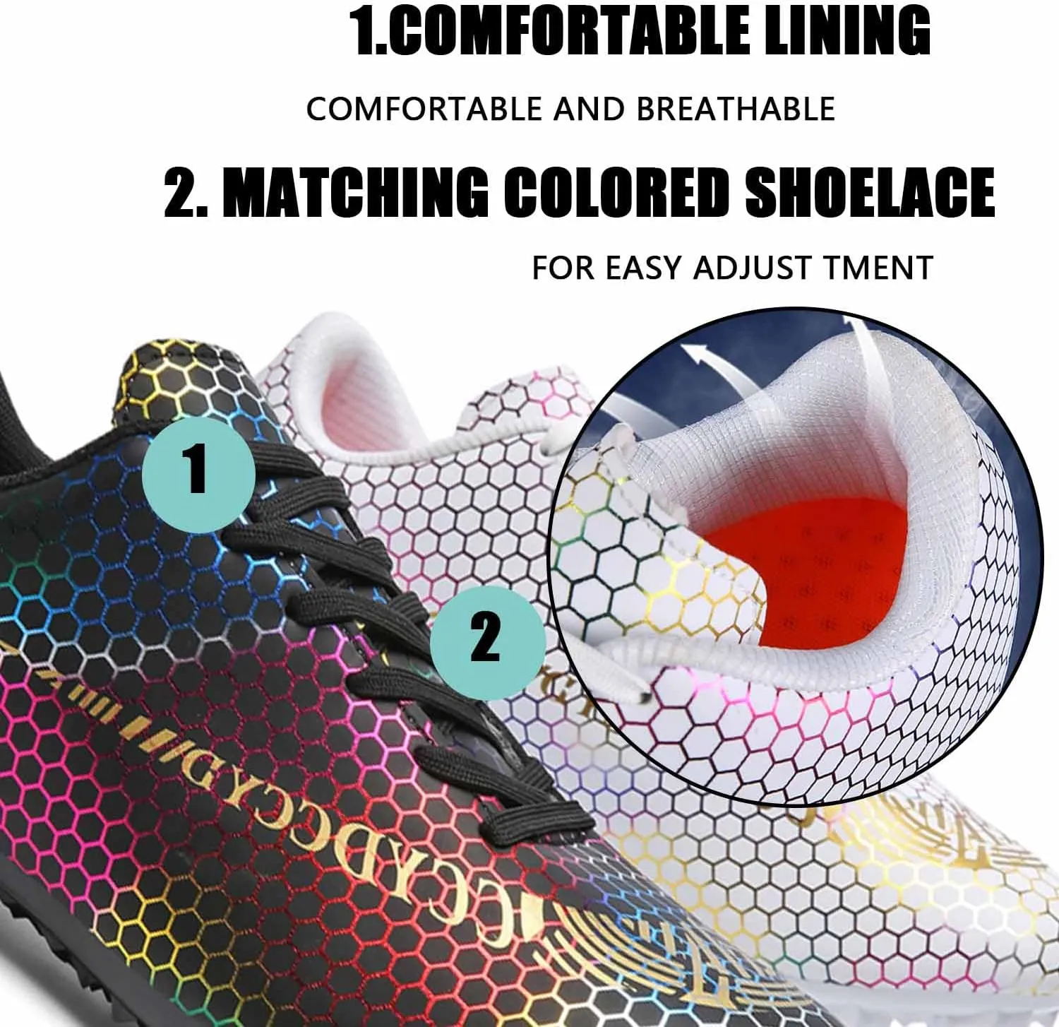 MEBAMY Mens Womens Boys Girls Spikes Athletics Racing Running Shoes Track and Field Sneaker Green