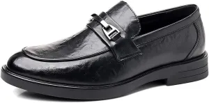 Men's Classic Wingtip Oxfords Retro Leather Dress Shoes for Formal Business Tuxedo Derby Shoes