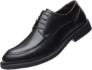 Mens Dress Shoes Business Casual Formal Leather Lace Up Tuxedo Office Wedding Italian Style Classic Fashion Shoes