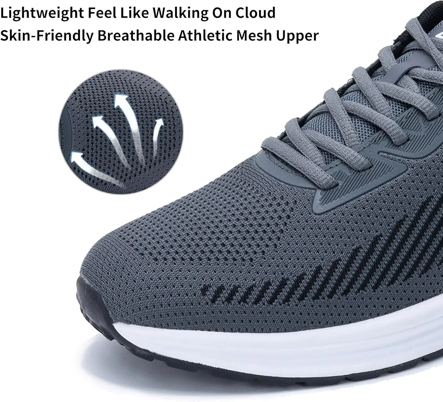 Men's Running Shoes Air Athletic Tennis Breathable Walking Sneakers Gym Training Comfortable Outdoor Sports Shoes US 7-13