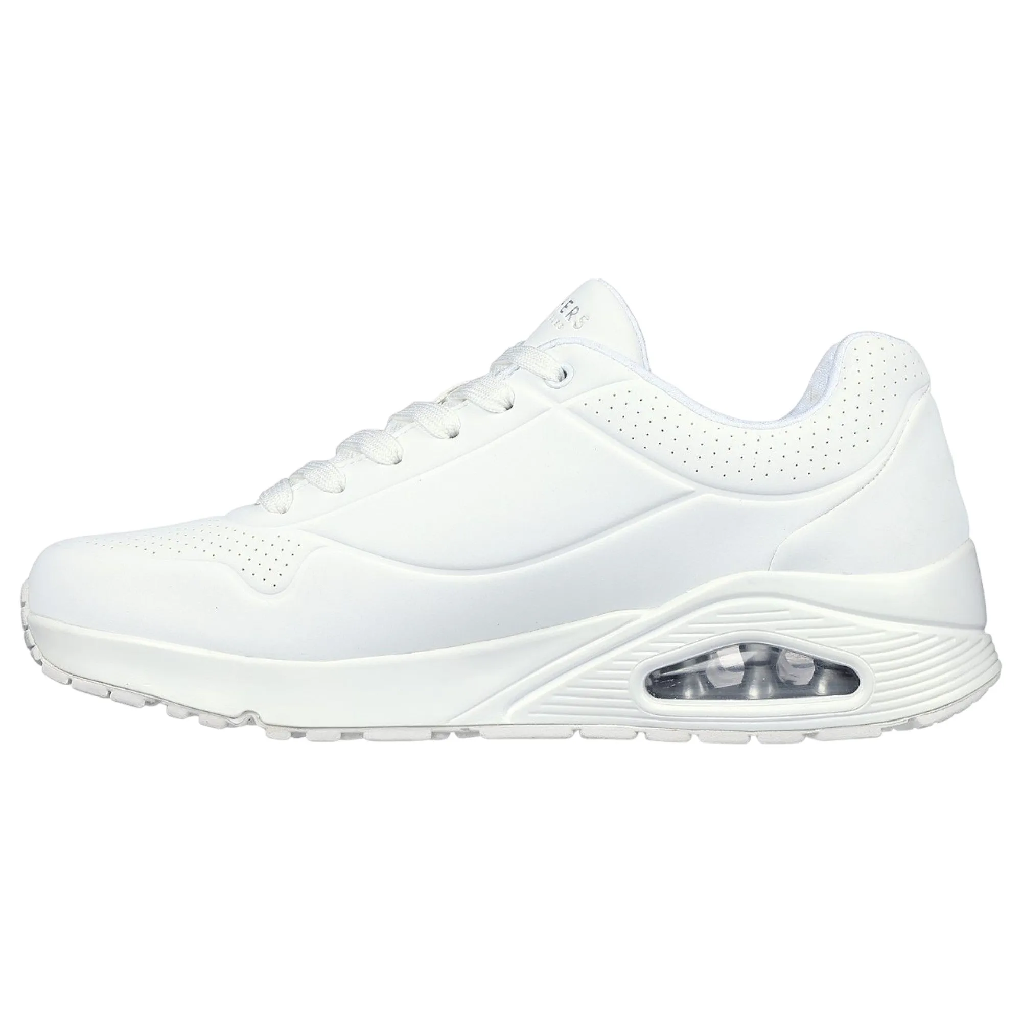 Mens Skechers Uno - Stand On Air White Sneaker Shoes