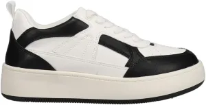 MIA Womens Dice Perforated Lace Up Sneakers Shoes Casual - White