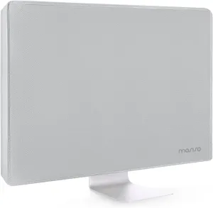 MOSISO Monitor Dust Cover 26, 27, 28, 29 inch Anti-Static Dustproof LCD/LED/HD Panel Case Computer Screen Protective Sleeve Compatible with iMac 27 inch, 26-29 inch PC, Desktop and TV, Gray