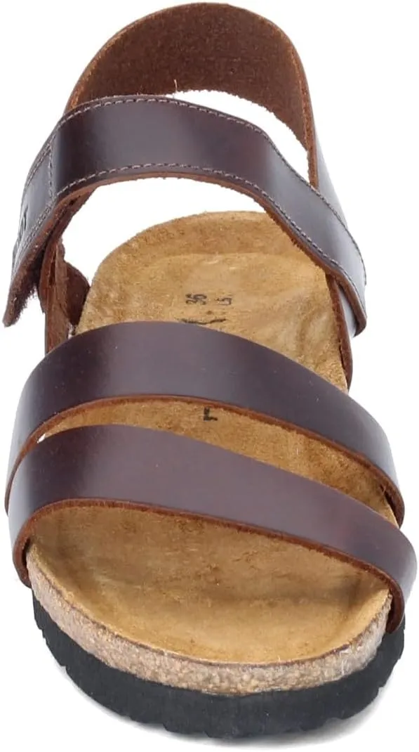 NAOT Kayla Women’s Sandals - Supportive 3-Strap Design with Backstrap, Cork & Latex Footbed - Arch Support - Travel-Friendly Comfortable Walking Sandals for All-Day Wear
