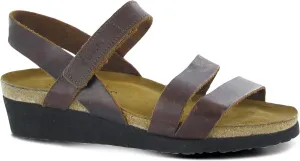NAOT Kayla Women’s Sandals - Supportive 3-Strap Design with Backstrap, Cork & Latex Footbed - Arch Support - Travel-Friendly Comfortable Walking Sandals for All-Day Wear
