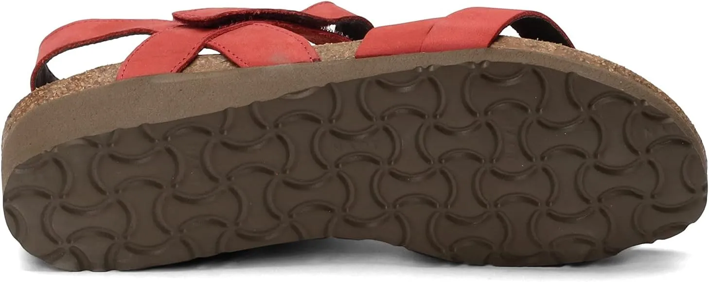 NAOT Kayla Women’s Sandals - Supportive 3-Strap Design with Backstrap, Cork & Latex Footbed - Arch Support - Travel-Friendly Comfortable Walking Sandals for All-Day Wear
