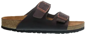 Neckermann Two Strap Slide Cafe Leather