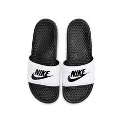 Nike Benassi JDI Men's Slides 'White/Black'