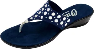 ONEX Womens, Mermaid Wedge Sandals Navy 11 M