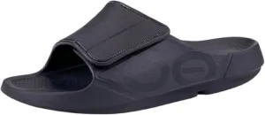 OOFOS OOahh Sport Slide Sandal - Lightweight Recovery Footwear - Reduces Stress on Feet, Joints & Back - Machine Washable - Hand-Painted Graphics