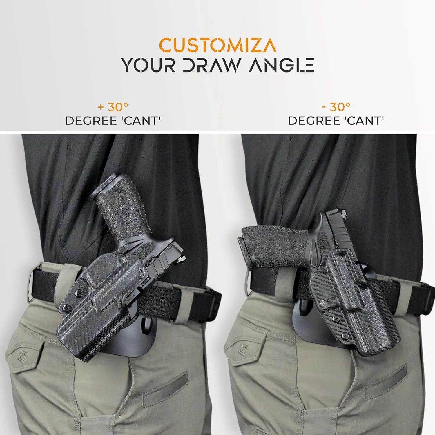 OWB Paddle Holster Fits FN Reflex XL Outside The Waistband Carry Gun Holster Kydex American Made OWB with Paddle Attachment
