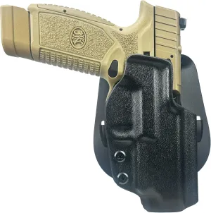 OWB Paddle Holster Fits FN Reflex XL Outside The Waistband Carry Gun Holster Kydex American Made OWB with Paddle Attachment