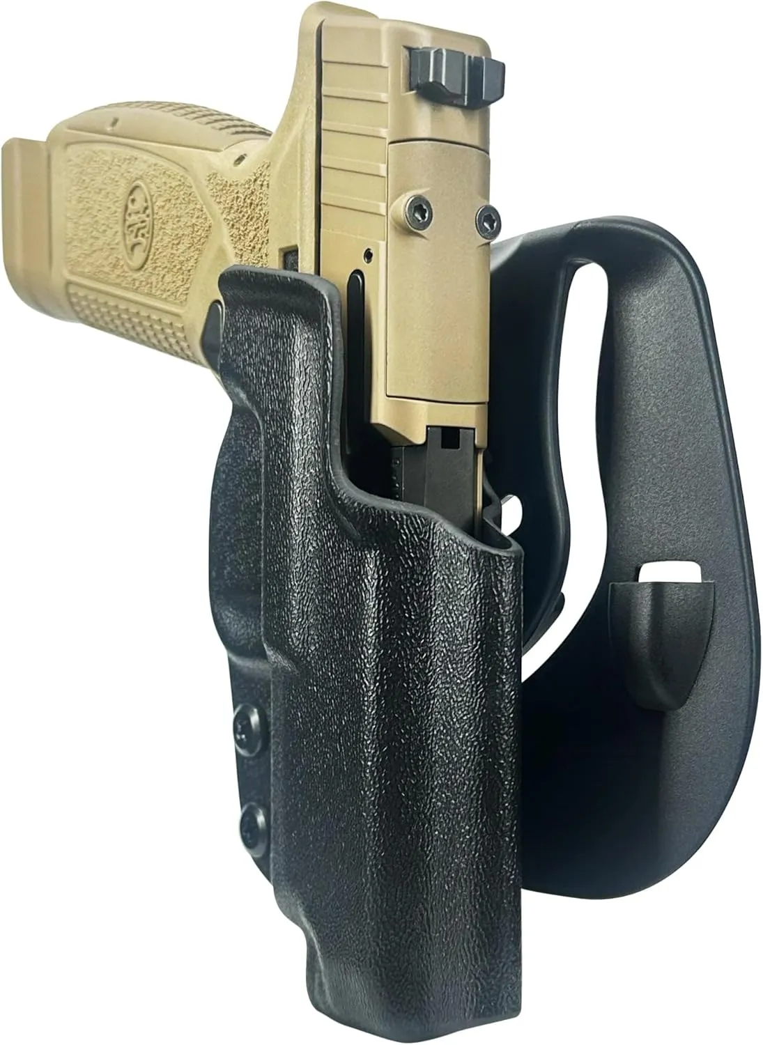 OWB Paddle Holster Fits FN Reflex XL Outside The Waistband Carry Gun Holster Kydex American Made OWB with Paddle Attachment