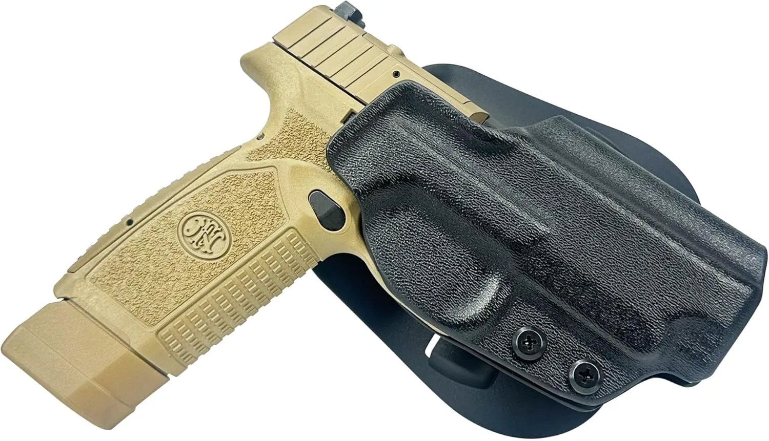 OWB Paddle Holster Fits FN Reflex XL Outside The Waistband Carry Gun Holster Kydex American Made OWB with Paddle Attachment