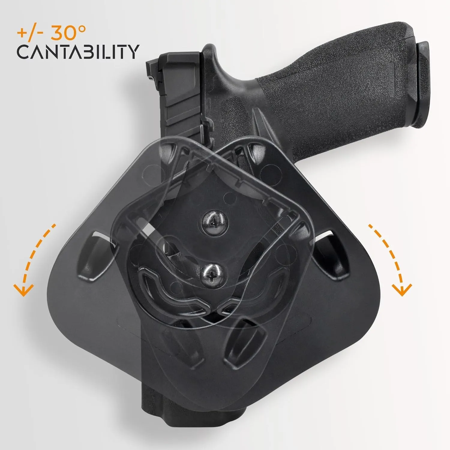 OWB Paddle Holster Fits FN Reflex XL Outside The Waistband Carry Gun Holster Kydex American Made OWB with Paddle Attachment
