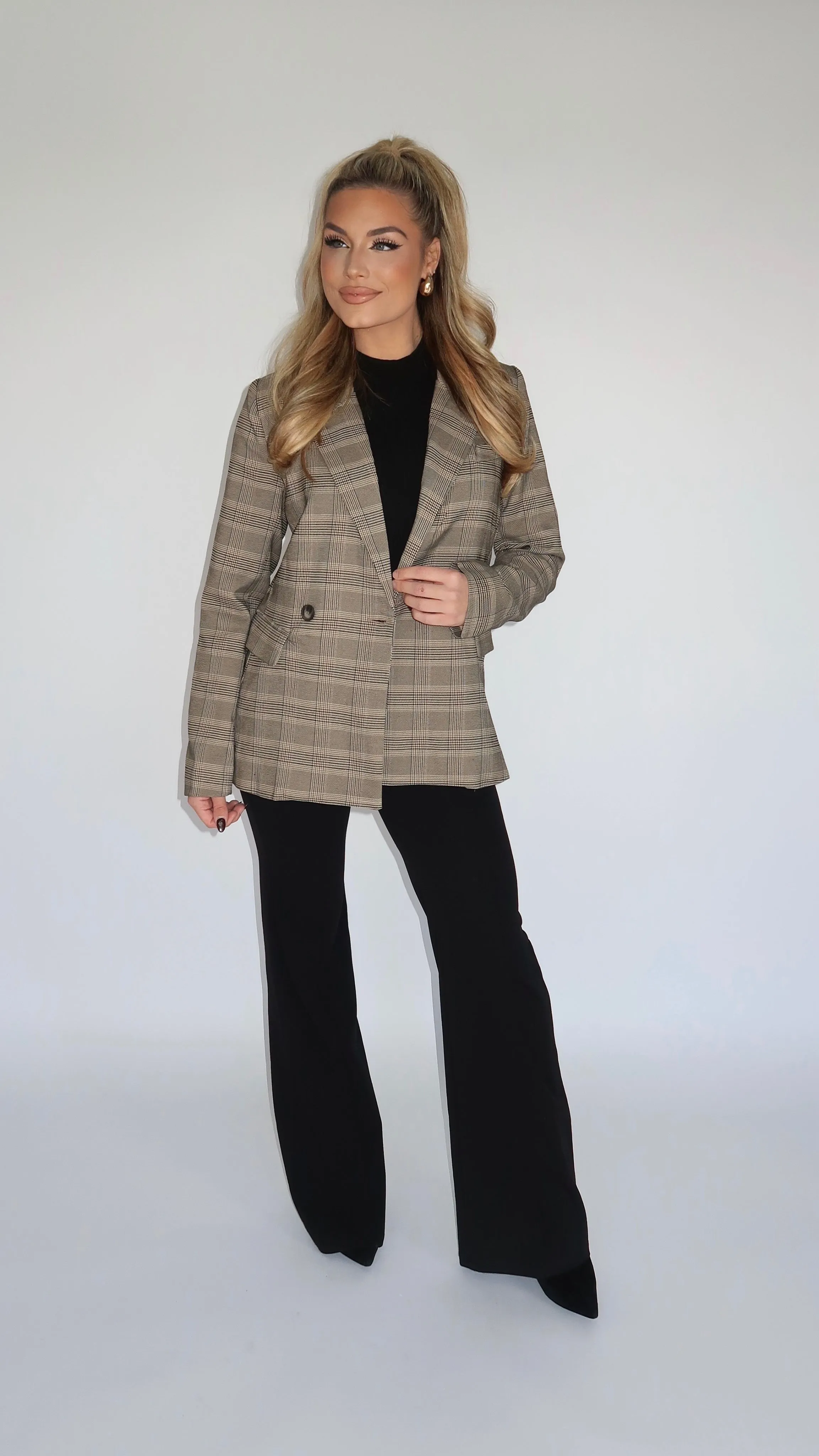 OXFORD PLAID BLAZER