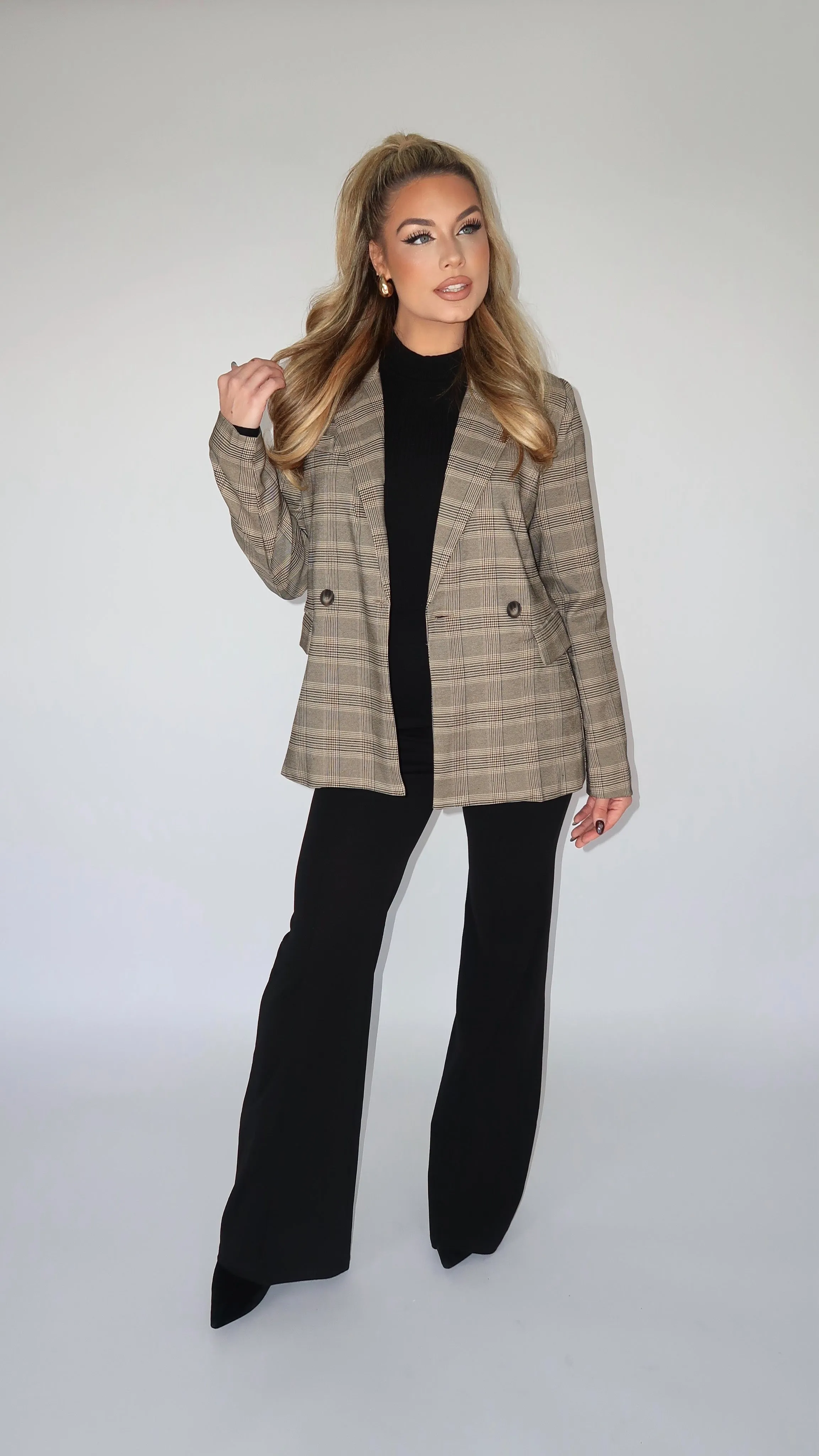 OXFORD PLAID BLAZER