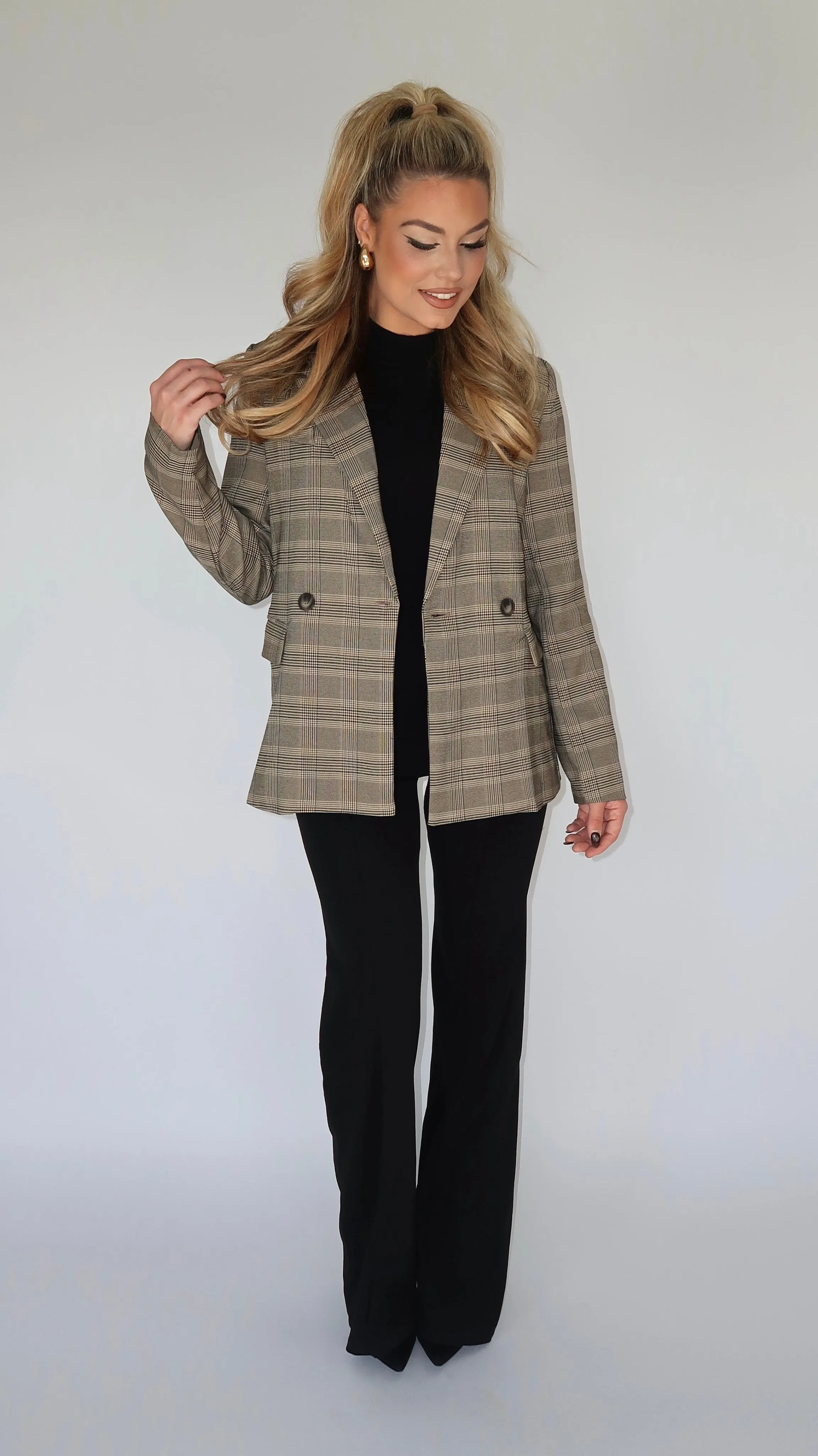 OXFORD PLAID BLAZER