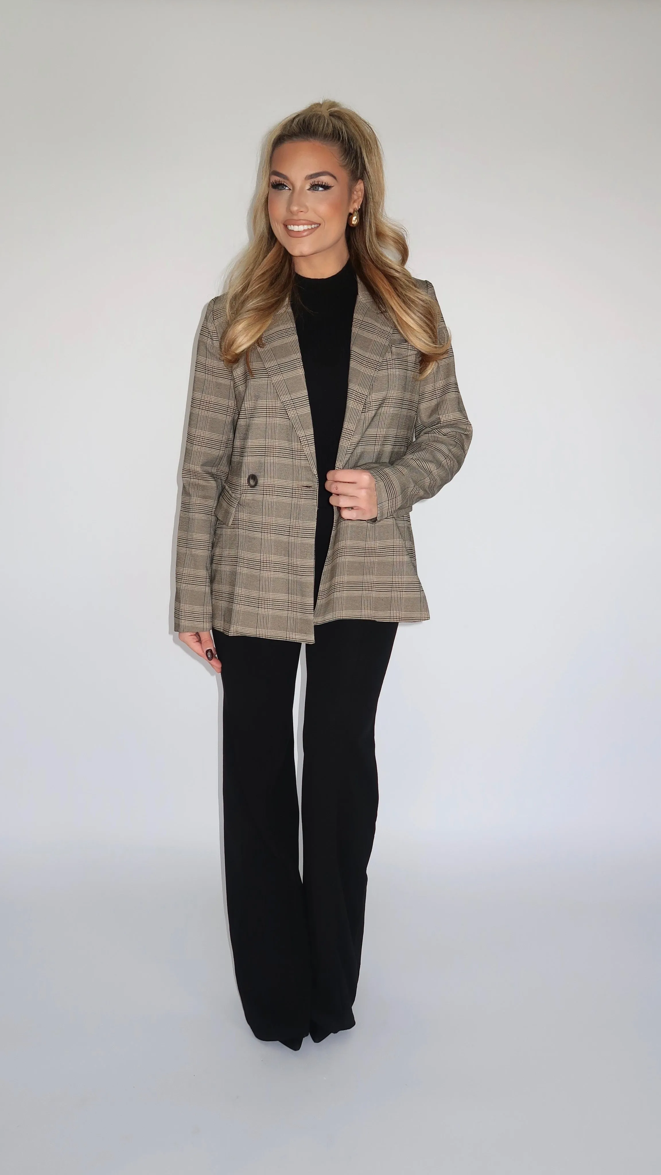 OXFORD PLAID BLAZER