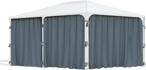 Palram - Canopia Milano 4300, Martinique 5000 Gazebo Curtain Set