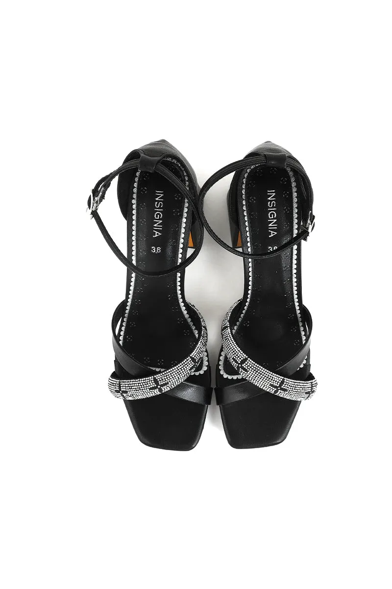 Party Wear Sandal I23676-Black