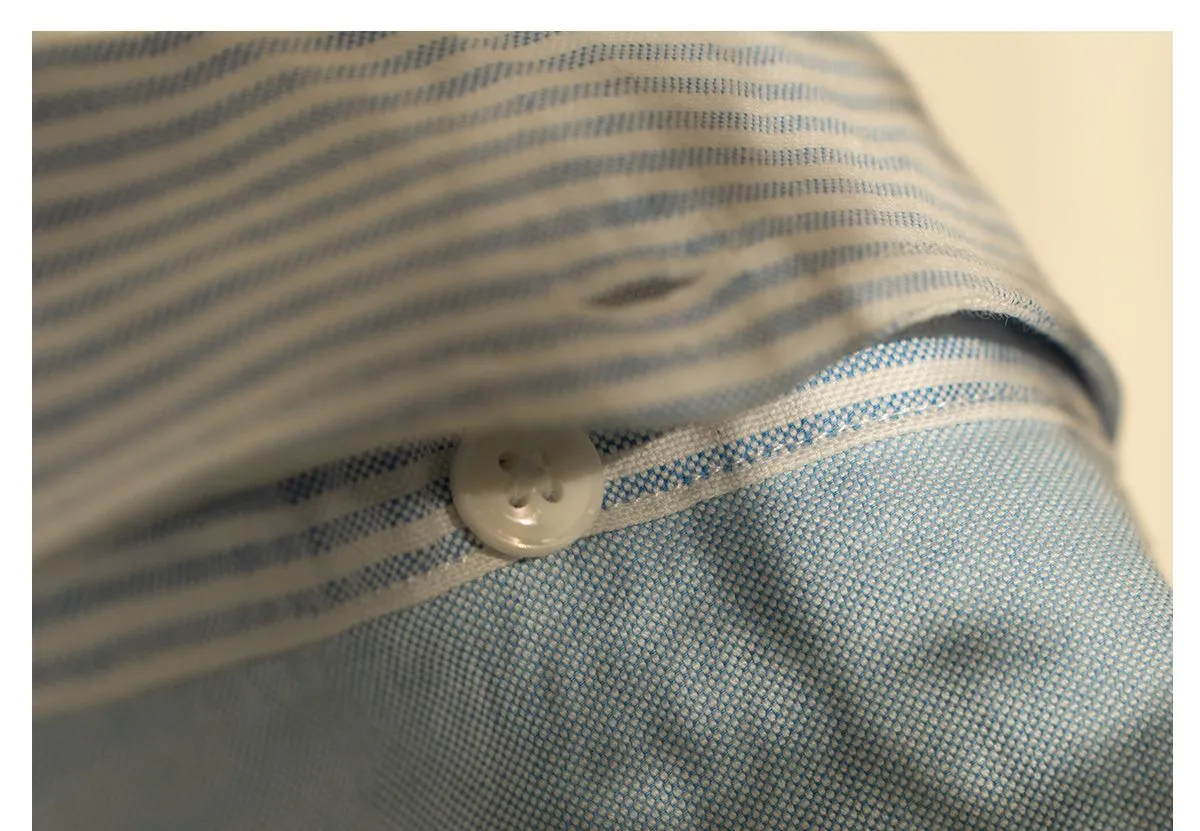 Pastel Color-Block Oxford Shirt