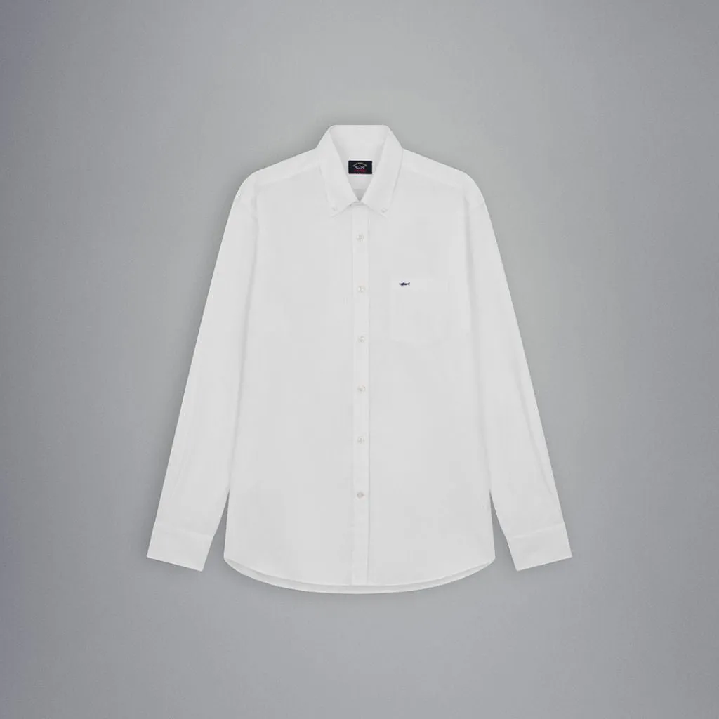 PAUL & SHARK Cotton Oxford Shirt WHITE