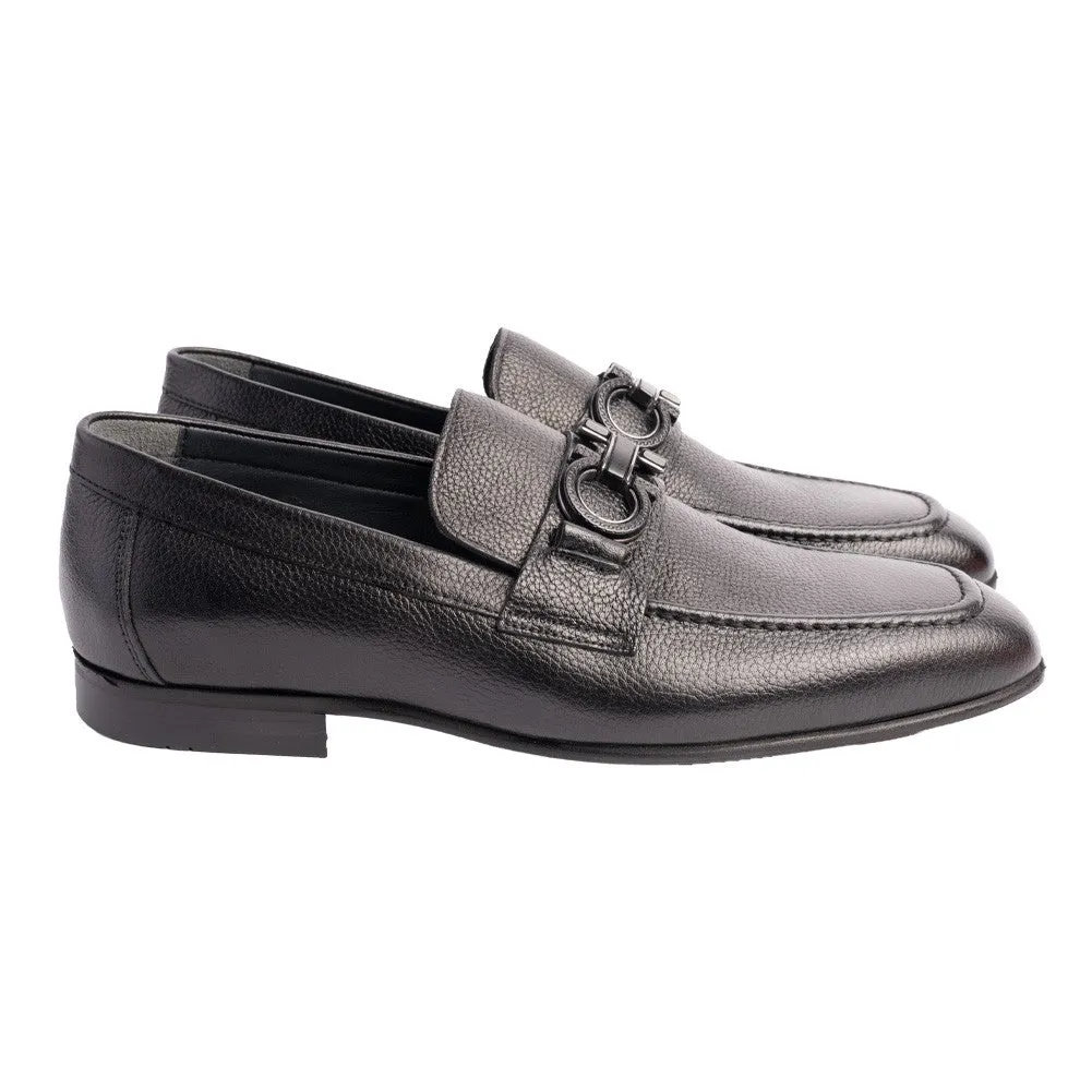Pelle Line Chello- Buckle loafer -Black