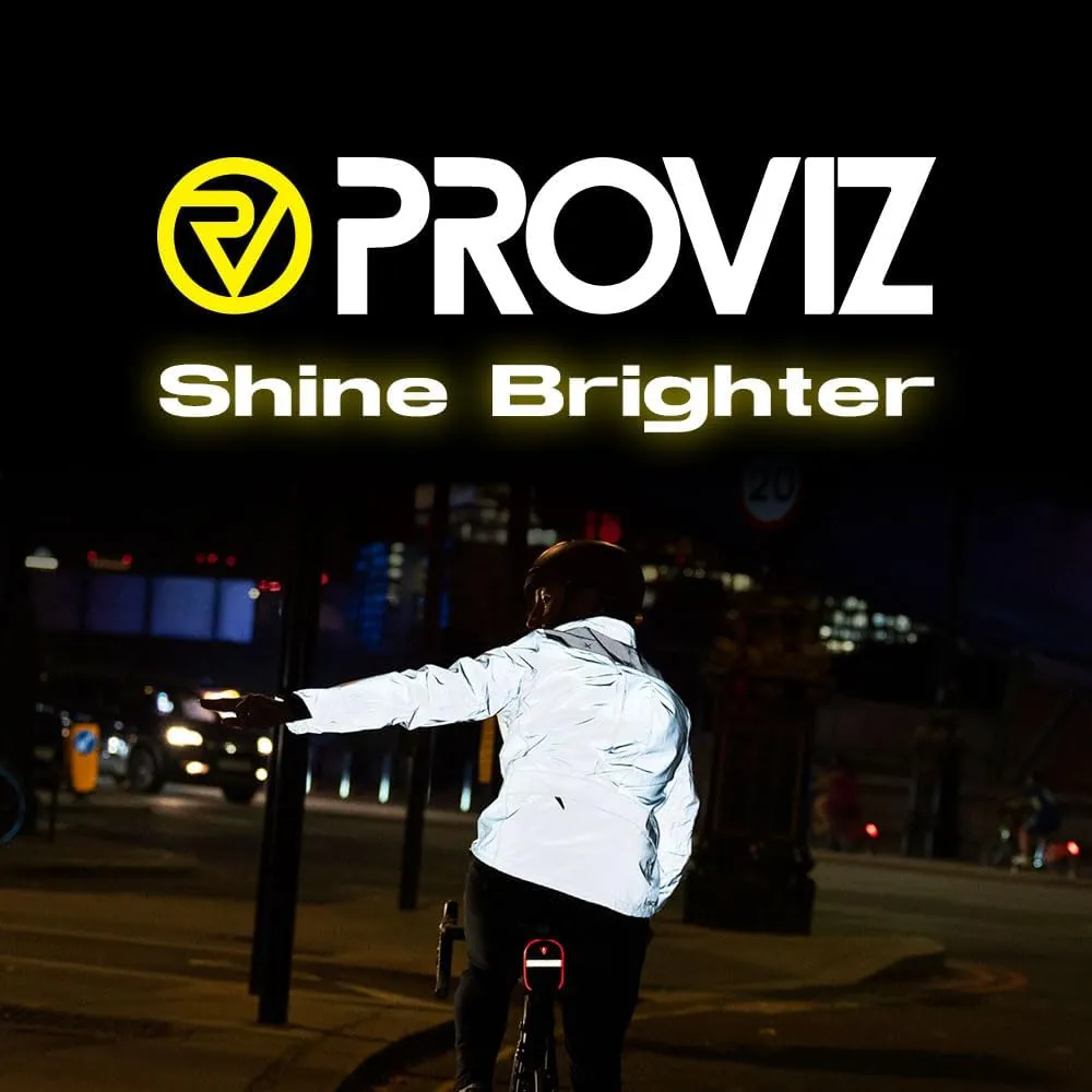 Proviz Men's REFLECT360 Lightweight Reflective Running Jacket Hi Visibility Jogging Coat