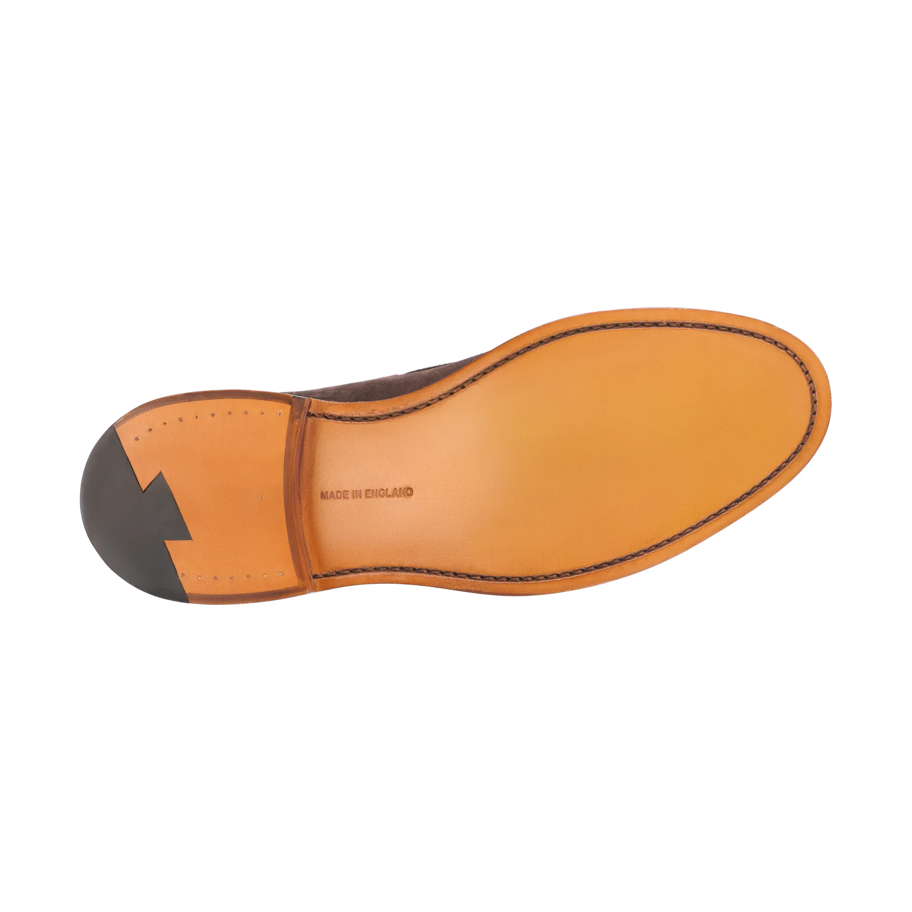 "Elton" Ultra-Flex Suede Tassel Loafer in Dark Brown
