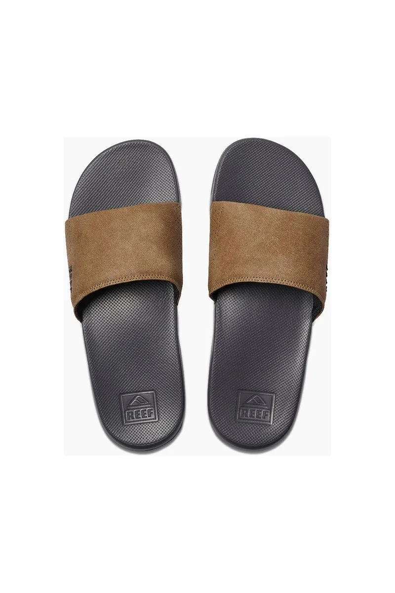Reef One Slide Grey Tan