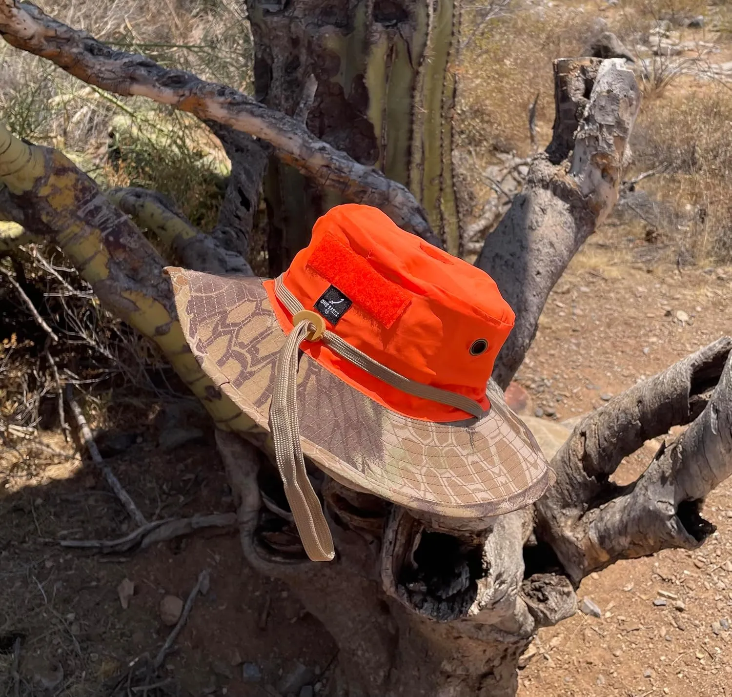 Reversible Blaze Boonie hat- 100% Ripstop - Scouting, Tactical, SAR, Hunting, Hiking, Camping, Fishing, Sun hat