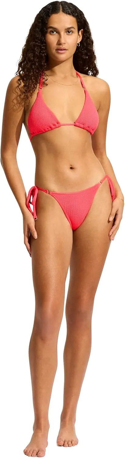 Seafolly Women's Slide Triangle Bikini Top Swimsuit