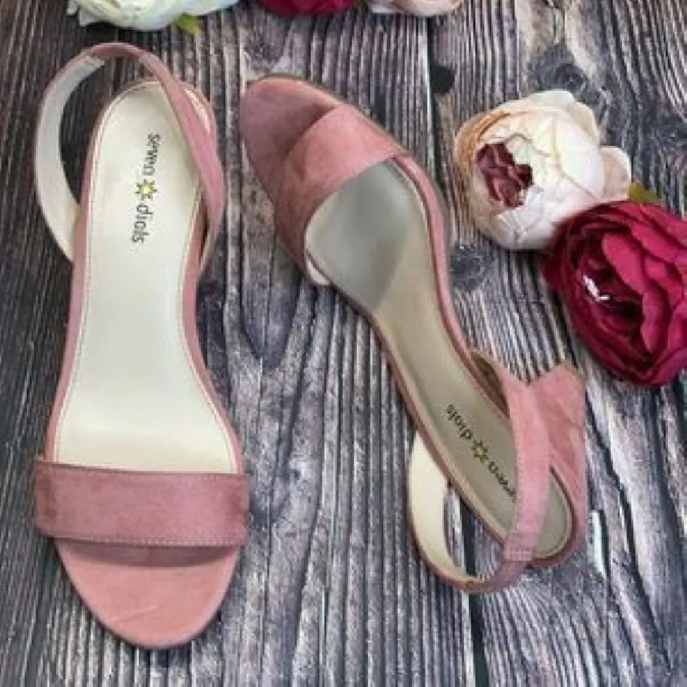 Seven Dials Light Faded Red Ramsbury Slingback Dress Sandals 8.5M