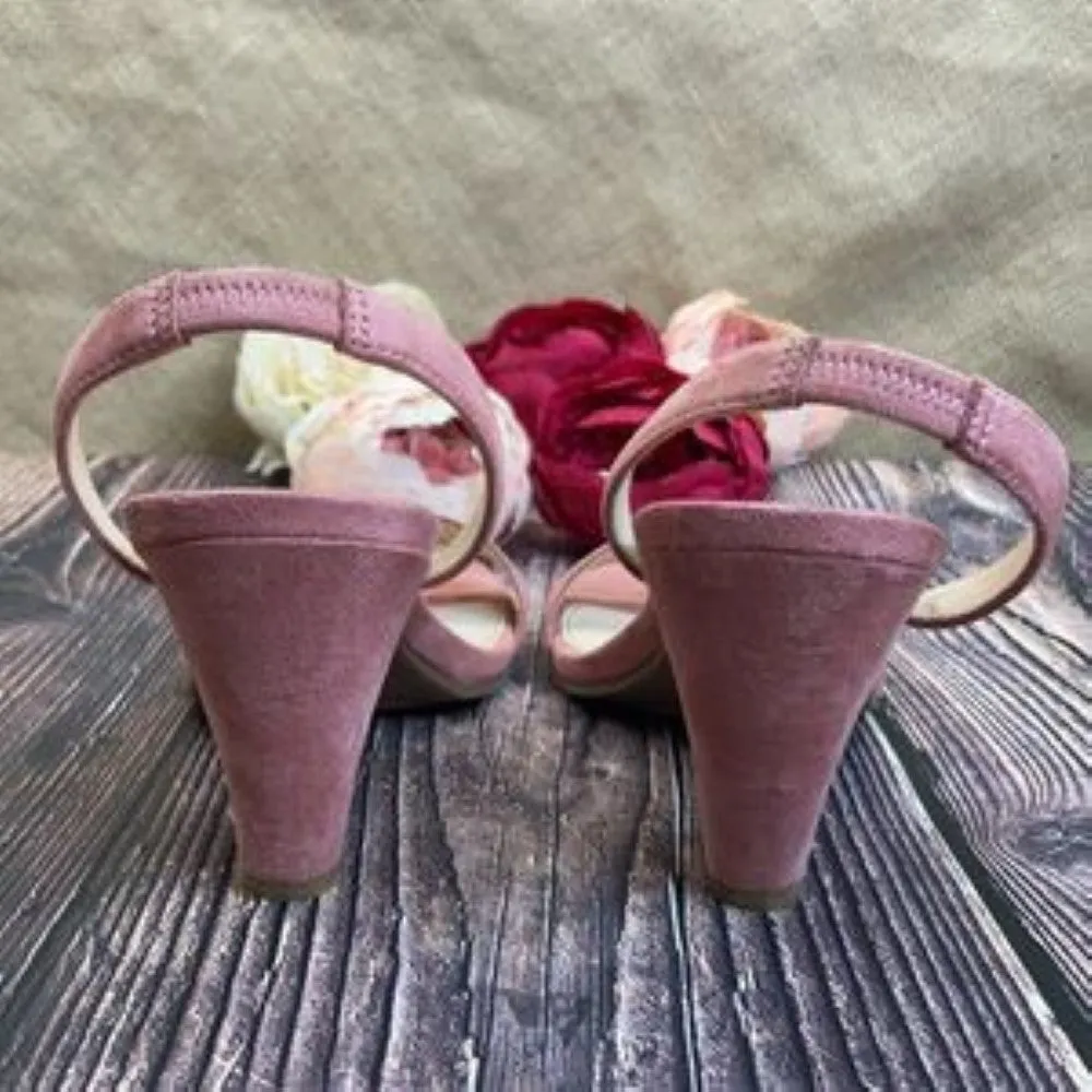 Seven Dials Light Faded Red Ramsbury Slingback Dress Sandals 8.5M
