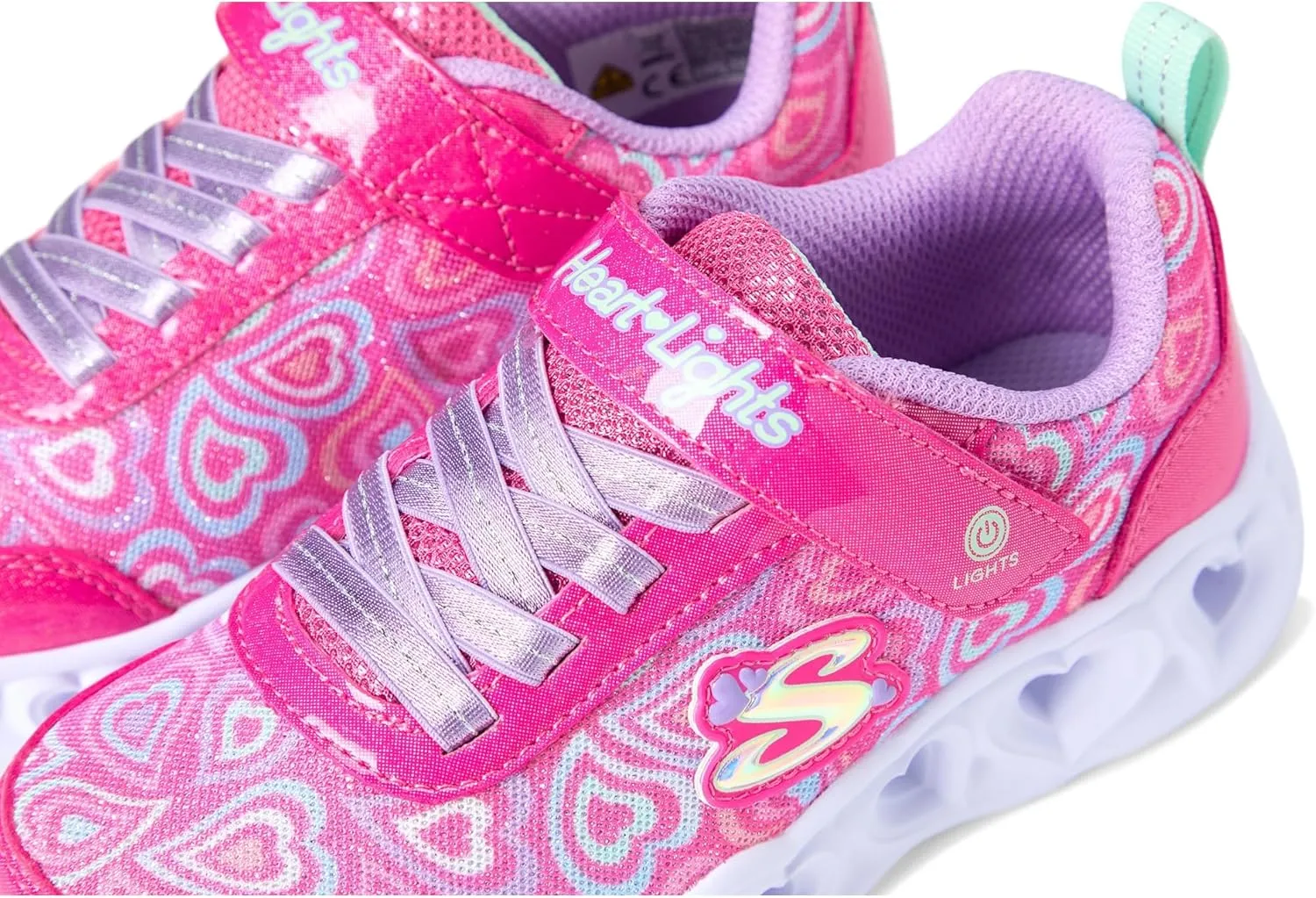 SKECHERS Girl's Heart Lights-Boogie Love Sneaker